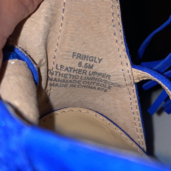 Steve Madden Fringly Royal blue - Picture 8 of 8